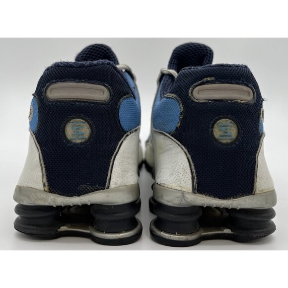 Rare Vintage Nike Shox NZ 305618-445 White Light Blue Navy Shoes Mens Size 10 main image 4